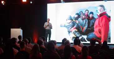 Palestra de Amyr Klink inspira projetos em Santa Catarina